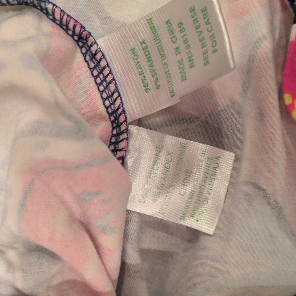 Lilly Pulitzer Tala Romper Women's Medium Navy Capri Soleil - Picture 7 of 7